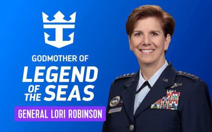 Royal Caribbean utnevner Lori J. Robinson til gudmor for Legend of the Seas