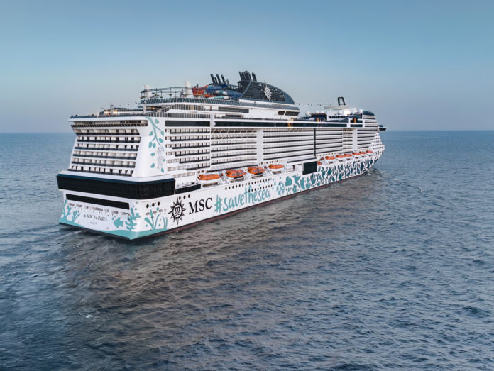 MSC Cruises først med uavhengig verifiserte metanutslipp for FuelEU Maritime