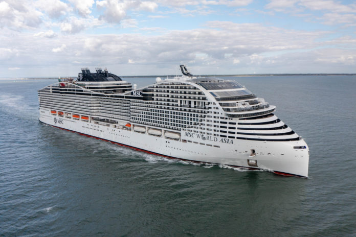 MSC World Asia klar for debut i Middelhavet i desember 2026
