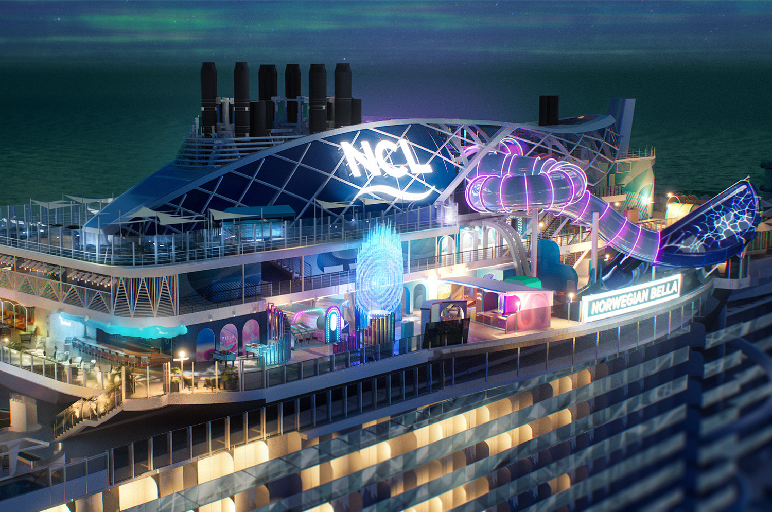 NCL åpner salget av Norwegian Bella for Europa-seilinger fra mai 2028