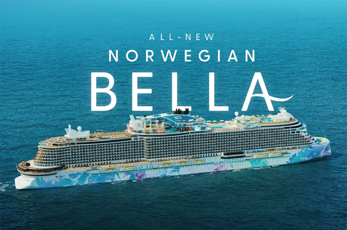 NCL åpner salget av Norwegian Bella for Europa-seilinger fra mai 2028